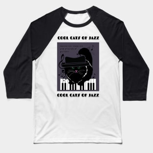 Cool Cats of Jazz-jazz music Baseball T-Shirt